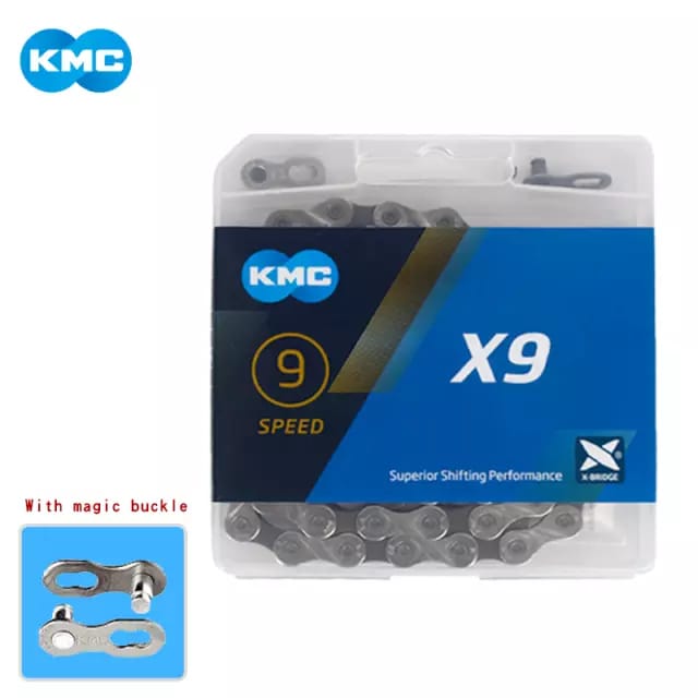 KMC CHAIN 1/2'X11/128'  X9   9SPEED