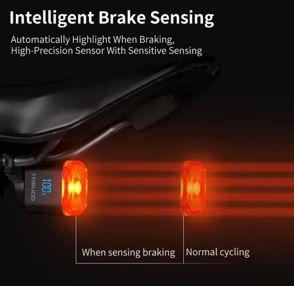 BICYCLE TAILLIGHTS TOSUOO