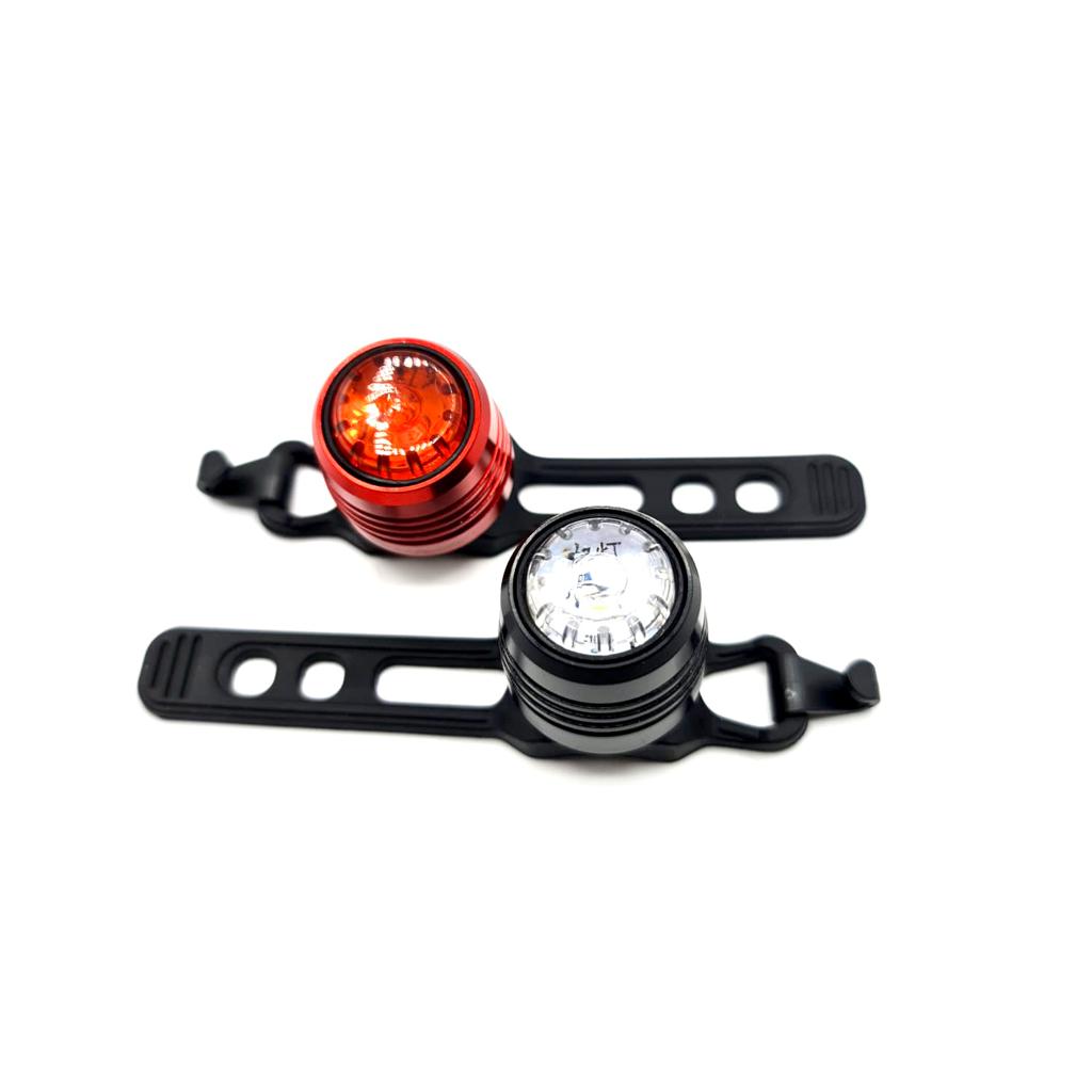 USB RECHARGEABLE BIKE LIGHT SET 015R