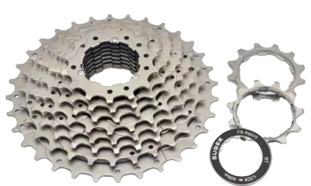 SUGEK 10-SPEED ROAD CASSETTE(11-28T)