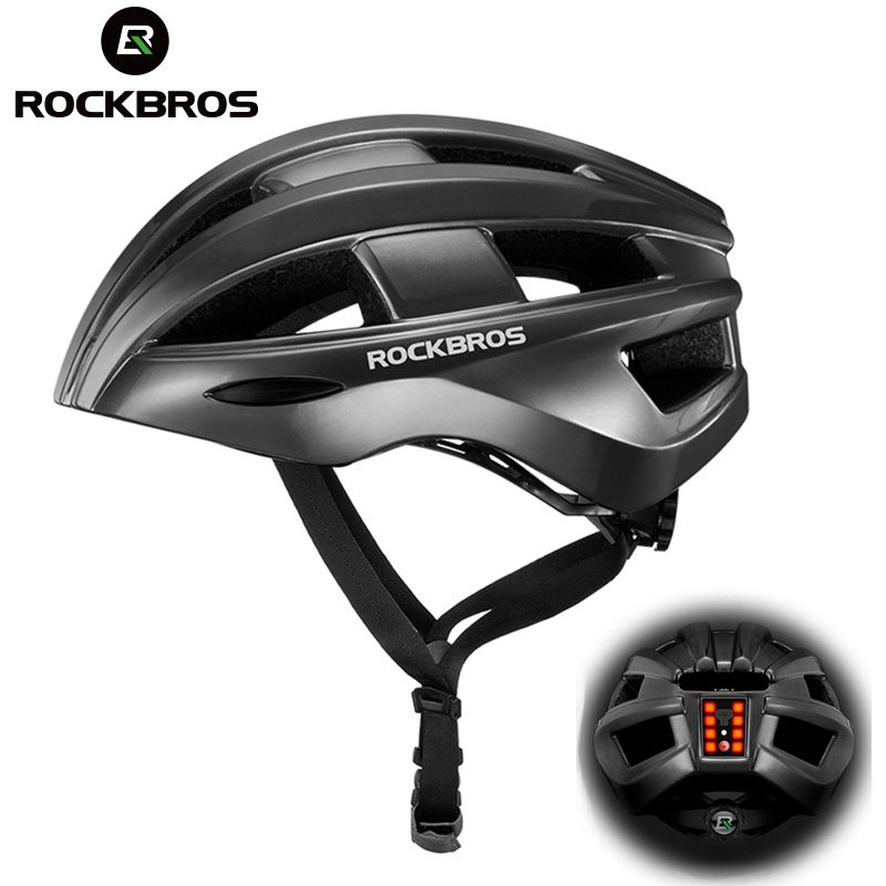 HELMET WITH LIGHT USB ROCKBROS ZK-013BK