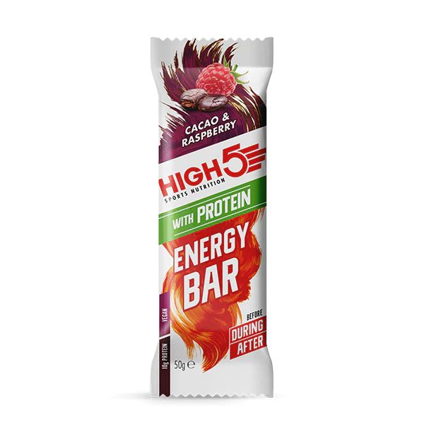 HIGH5 ENERGY BAR WITH PROTEIN CACAO RASPBERRY