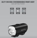 MAGICSHINE ALLTY 200 USB BICYCLE LIGHT 200LU