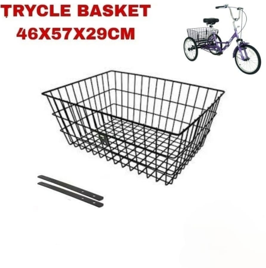 TRICYCLE BASKET 46X57X29CM