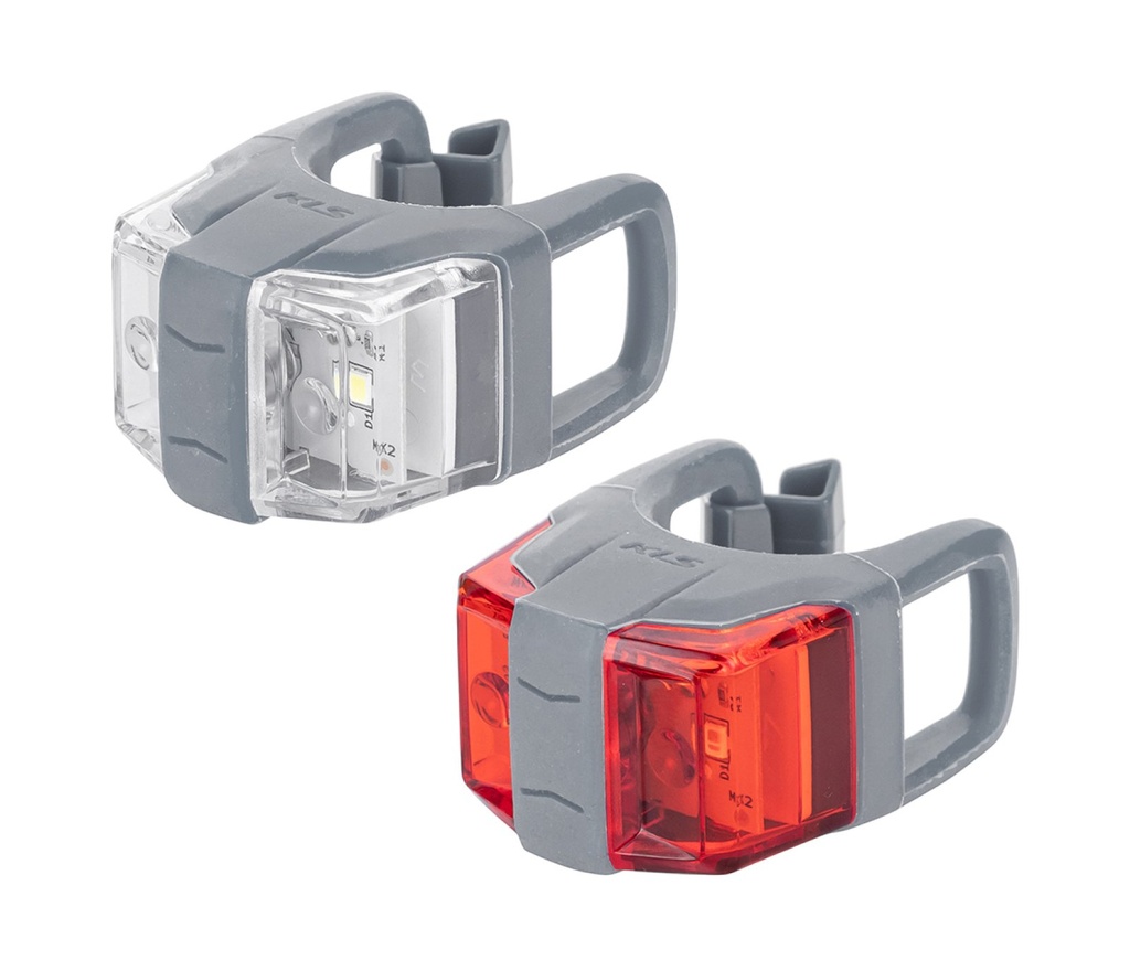 Lighting set KLS TWINS II, Steel Grey