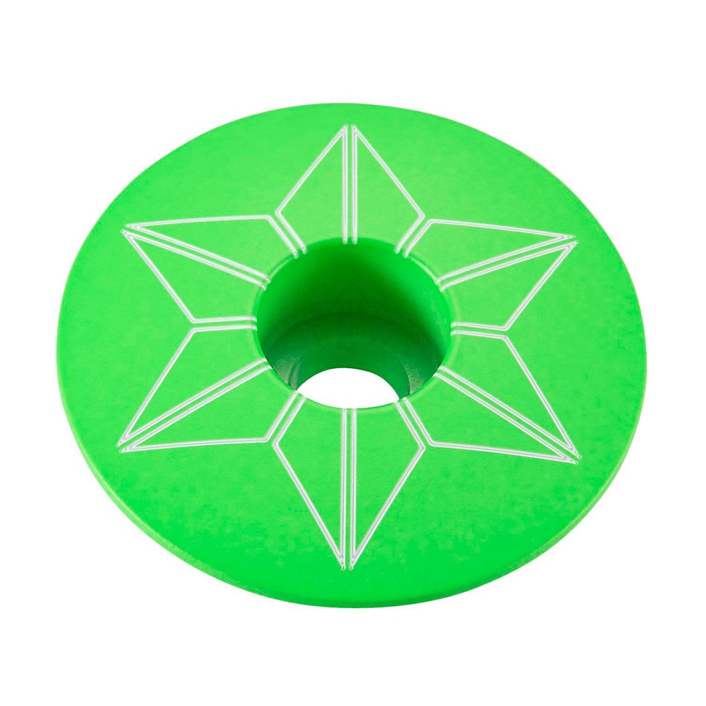 STAR CAPZ POWDER COATED-NEON GREEN