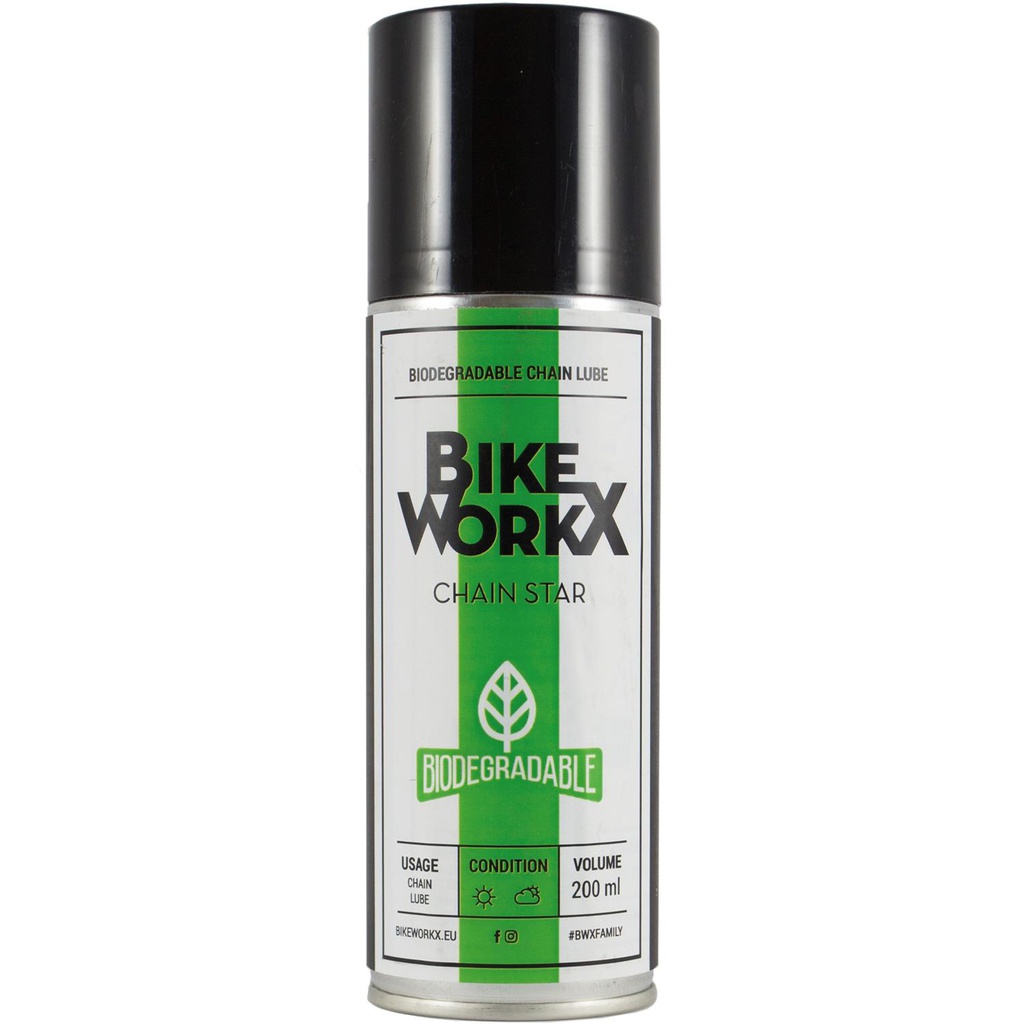 BIODEGRADABLE CHAIN LUBE 200ml BIKE WORKX