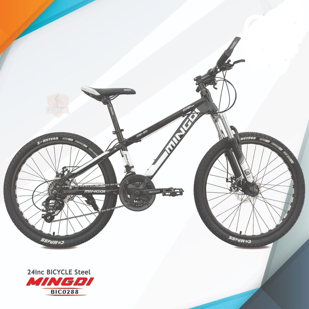 BICYCLE MINGDI STEEL 24'' 24SPEED MD-811 | Mumtaz Bike