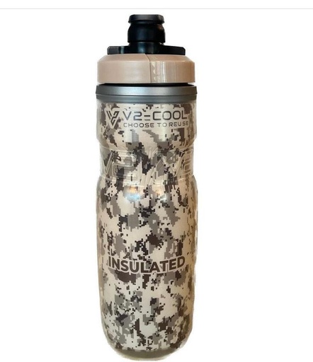 [0741035416403] V2-COOL Double Insulated Camouflage 620ml Bottle