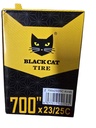 TUBE BLACK CAT TIRE 700X23/25C AV48